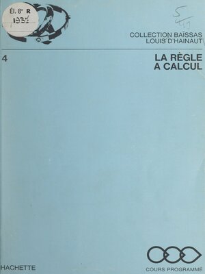 cover image of La règle à calcul